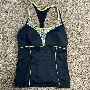 Athleta Tankini Medium Tall Black